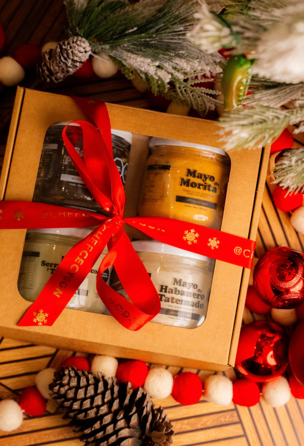 Caja de 4 Salsas Navideña (NACIONAL)